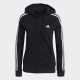 adidas Essentials Fleece 3-Stripes Full-Zip Hoodie