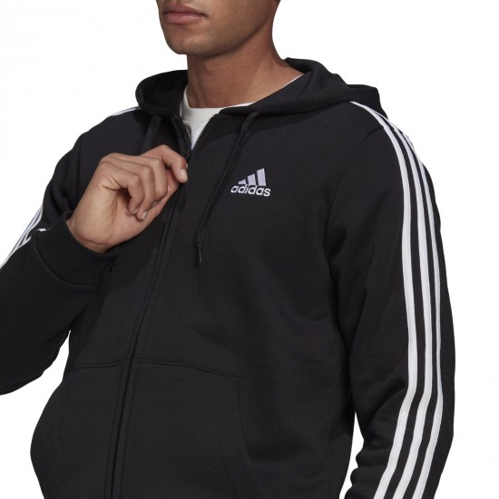 adidas Ανδρική Ζακέτα Essentials Fleece 3-Stripes Full-Zip