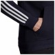 adidas Μπλε - Ανδρική Ζακέτα Essentials Fleece 3-Stripes Full-Zip