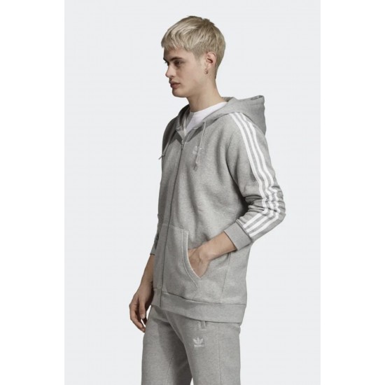 Adidas Ζακέτα Γκρί Φερμουάρ