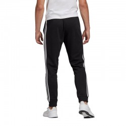 adidas Μαύρο ανδρικό Essentials Single Jersey 3-Stripes Pants
