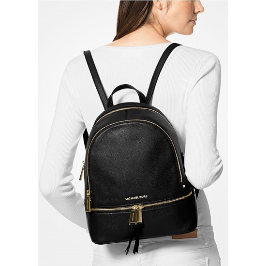 Michael Kors , Rhea Medium Leather Backpack