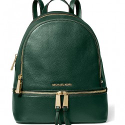 Michael Kors , Rhea Medium Leather Backpack  Racing Green 