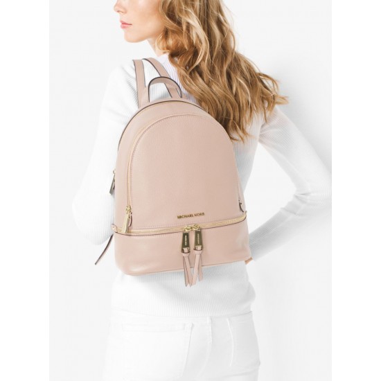 Michael Kors , Rhea Medium Leather Backpack